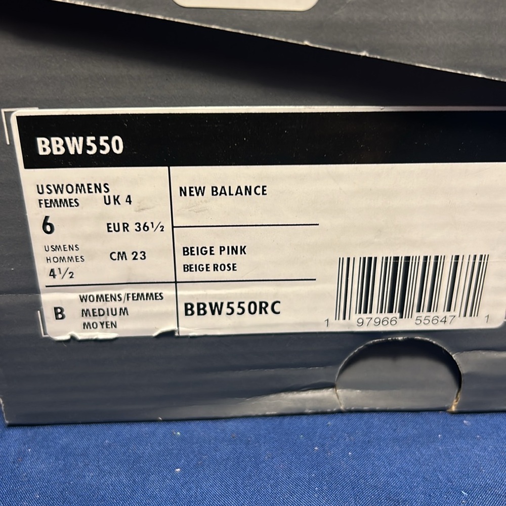 New balance- BBW550, beige pink, 6 women QS - Picture 5 of 5